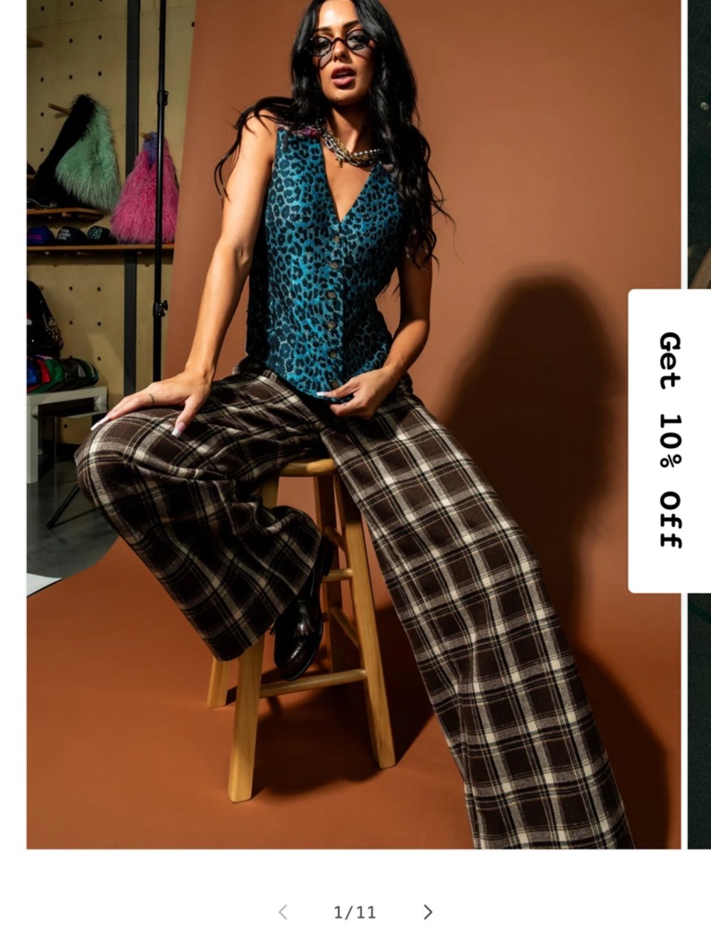 Honey Baby Sparkle Wide Leg Trousers